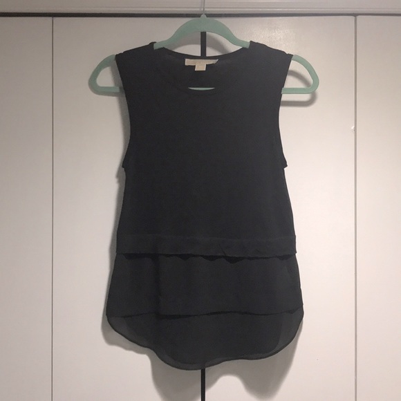 Michael Kors XS black sleeveless top - Picture 1 of 5